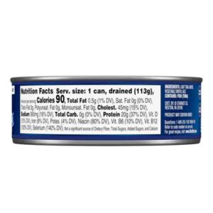 Alternative view of StarKist Chunk Light Tuna in Water, 5 oz (48 Pack) Canned Tuna Fish, Wild Caught, Gluten Free, Ready to Eat, Perfect for Salads, Keto Meals and Snacks, with 20g Protein & 90 Calories Per Serving