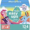 Pampers Easy Ups Training Underwear Girls, 3T-4T Size 5 Diapers, 124 Count