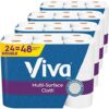 Viva Multi-Surface Cloth Paper Towels, Choose-A-Sheet - 24 Double Rolls (110 Sheets per Roll)