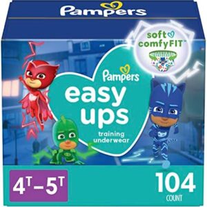 Pampers Easy Ups Training Underwear Boys, 4T-5T Size 6 Diapers, 104 Count