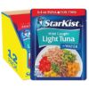 StarKist Chunk Light Tuna in Water, 6.4 oz Pouch (12 Pack) Ready to Eat Wild Caught Tuna, 19g Protein Per Serving, 80 Calories Per Serving, Gluten Free, Soy Free, Kosher, Perfect for Meals and Snacks
