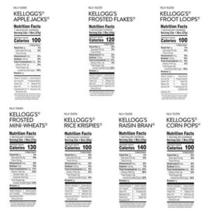 Alternative view of Kellogg's Cold Breakfast Cereal, Bulk Pantry Staples, Kid Snacks, Variety Pack (48 Boxes)
