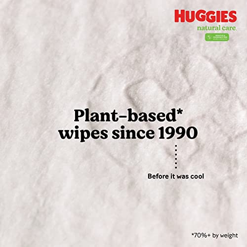 Baby Wipes, Huggies Natural Care Sensitive Baby Diaper Wipes, Unscented, Hypoallergenic, 12 Flip-Top Packs (768 Wipes Total) - Image 2