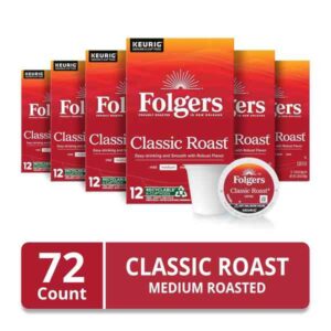 Alternative view of Folgers Classic Roast Medium Roast Coffee, 72 Keurig K-Cup Pods