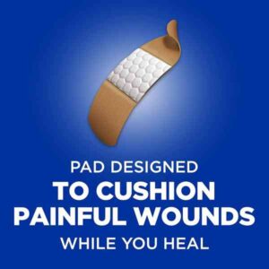 Alternative view of BAND-AID Brand Flexible Fabric Adhesive Bandages with Memory-Weave Fabric, Quilt-Aid Comfort Pad & Hurt-Free Pad; Wound Care for Minor Cuts, Scrapes, & Wounds, Assorted Sizes, 2 x 100 Count