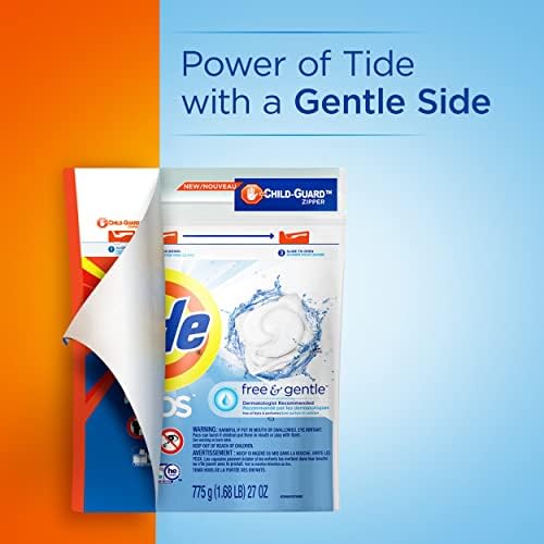 Tide PODS Free & Gentle Laundry Detergent Soap Pods, 81 count - Image 6